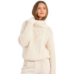 Cozy Haven Cable Knit Turtleneck
